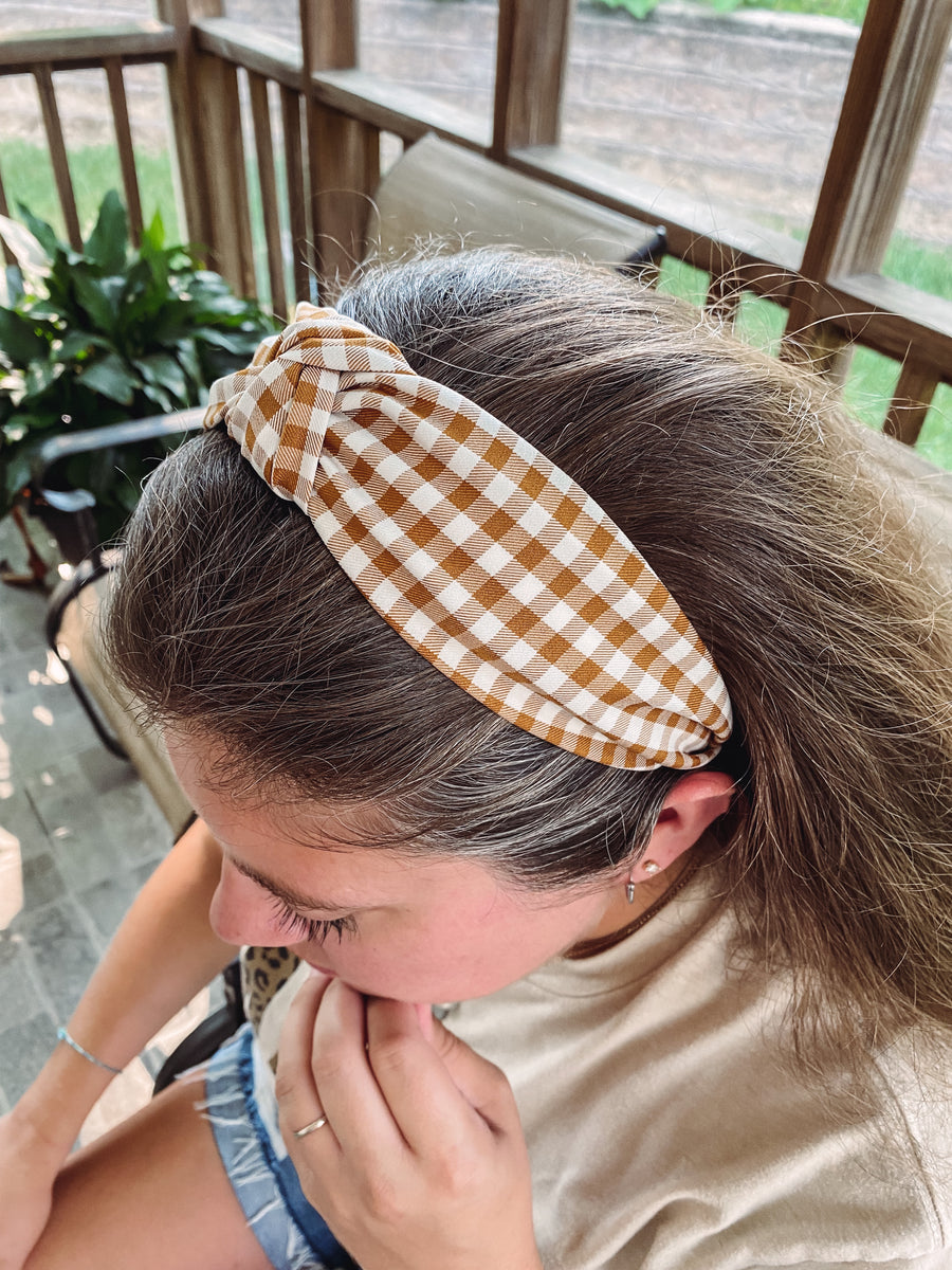 Plaid Headband