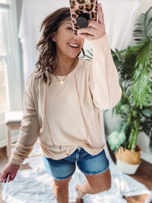 Apricot Seam Top