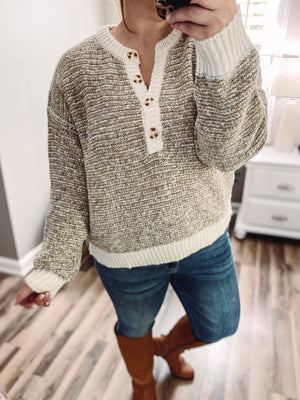 Multi Taupe Sweater