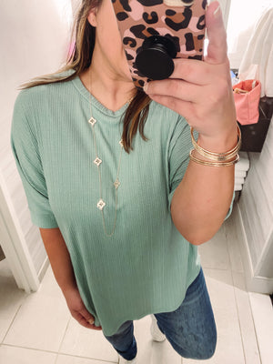 Sea Green Top