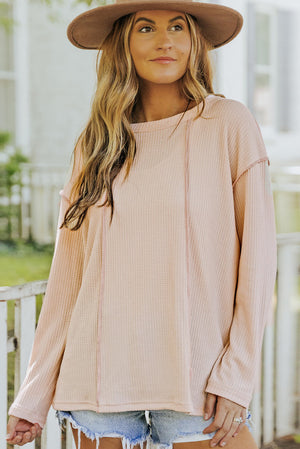 Apricot Seam Top