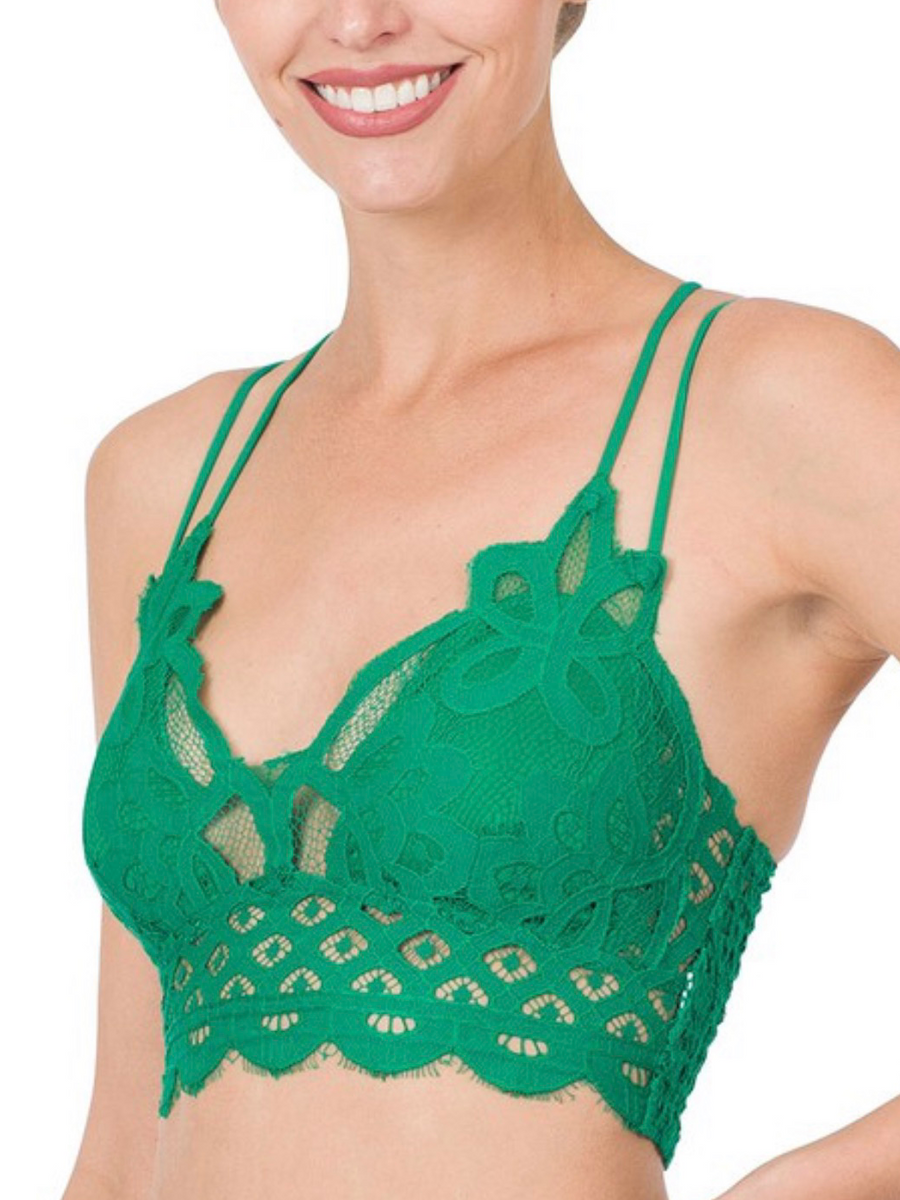 Holly Green Bralette ( S-3X)