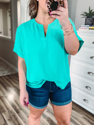 Air Flow Top • Turquoise