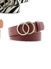 Double Circle Belt ( 3 Colors )