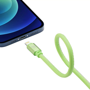 Glow in the Dark Phone Cord 10ft • Green