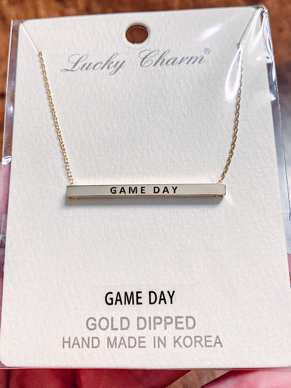 Gameday Bar Necklace