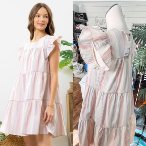 Pink Stripe Dress