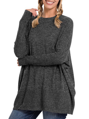 Black Knit Sweater Tunic