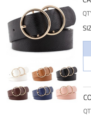 Double Circle Belt ( 3 Colors )