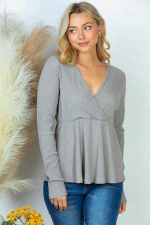 It Girl Top • Gray