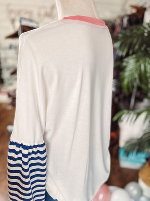 Tri Stripe Top