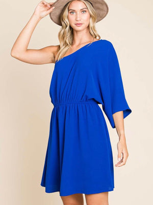 One Shoulder Stunner Dress