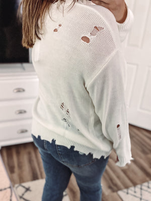 Distressed Sweater