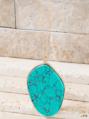 Stone Pendant Necklace