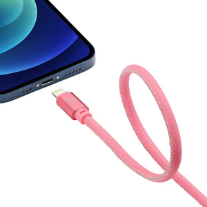 Glow in the Dark Phone Cord 10ft • Pink