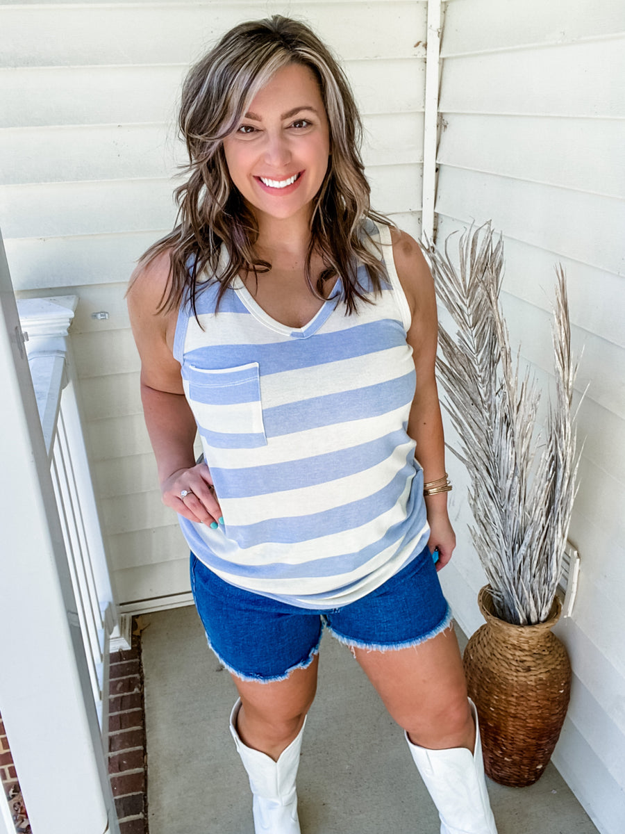 Weekend Stripe Tank