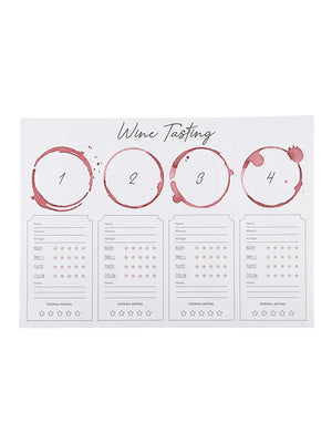 Wine Tasting Placemat