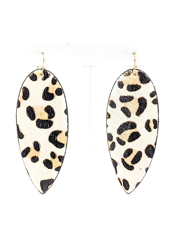 Snow Leop Earrings