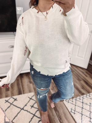 Distressed Sweater