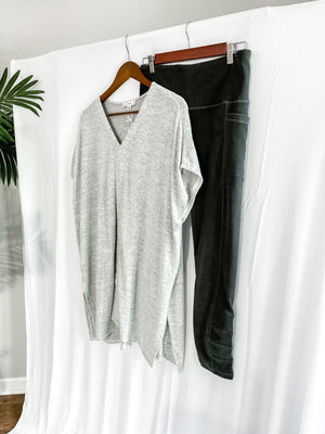 Heather Grey Tunic