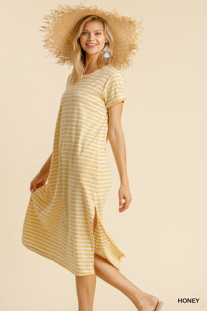 Honey Striped Midi