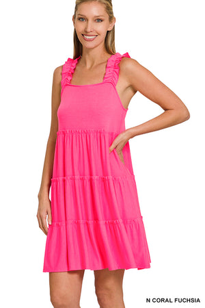 Olivia Dress • Hot Pink