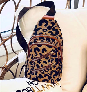 Leopard Sling Bag