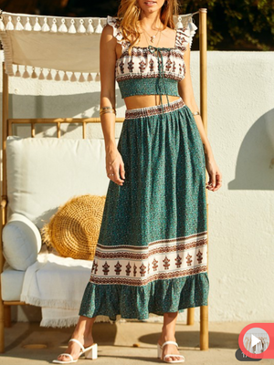 Two Piece Maxi Set