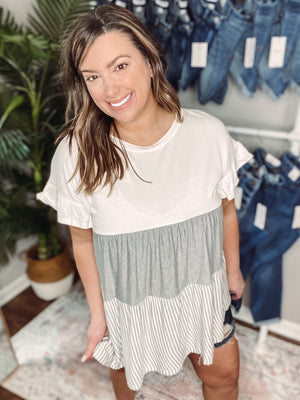 Coastal Ruffle Top