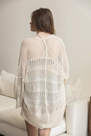 Net Knit Cardigan