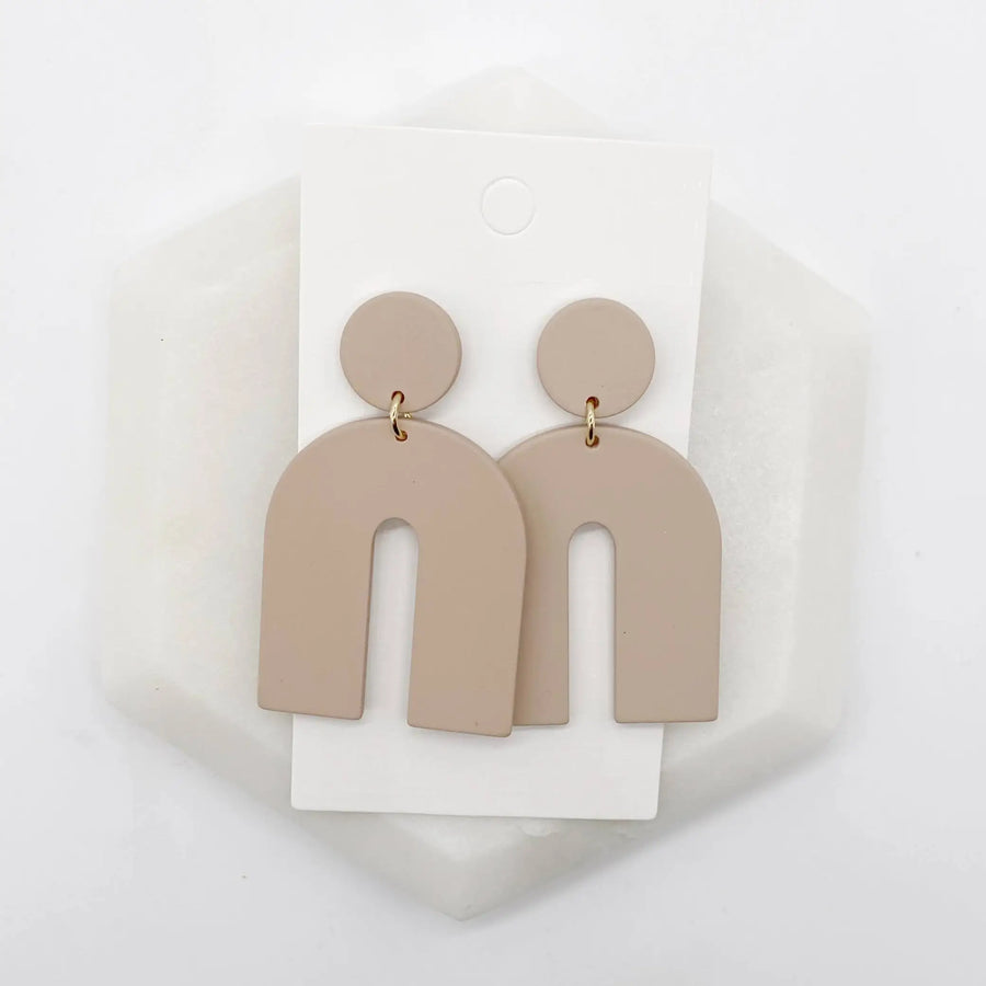 Nude Arch Earrings