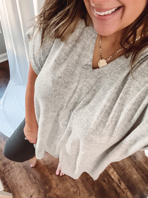 Heather Grey Tunic