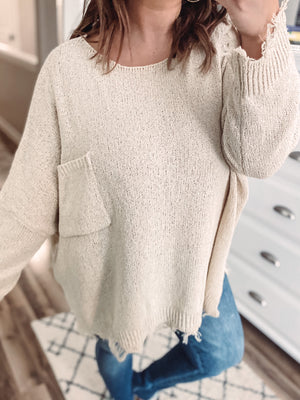 Oatmeal Knit Sweater