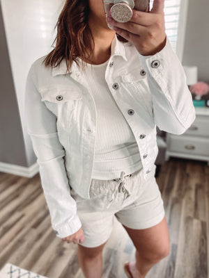 White Denim Jacket