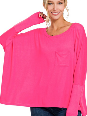 Boardwalk Top • Hot Pink