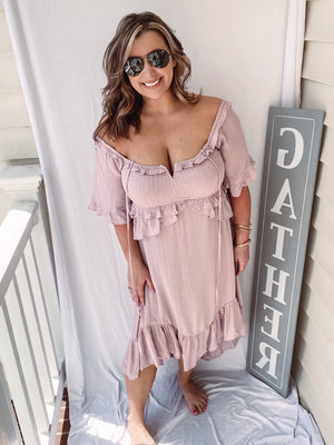 Boho Lilac Dress