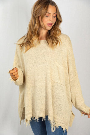 Oatmeal Knit Sweater