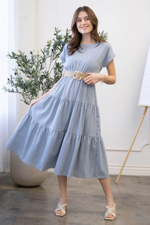 Blossom Blue Midi