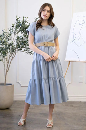 Blossom Blue Midi