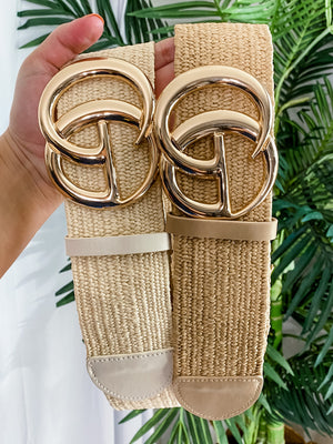 Straw Waist Belt