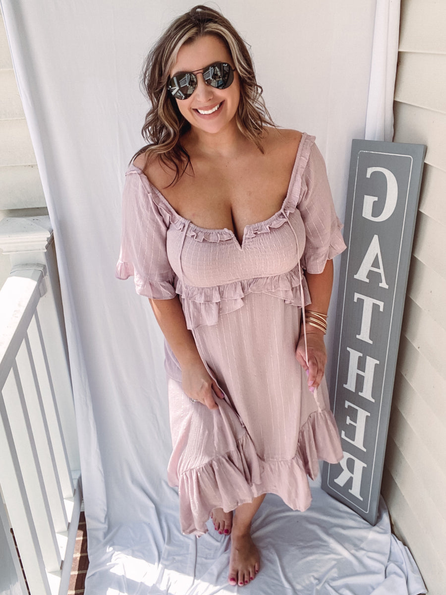 Boho Lilac Dress