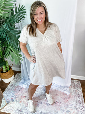 Oatmeal Tee Dress