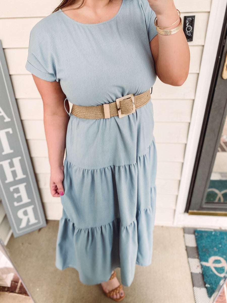 Blossom Blue Midi