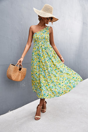 Smocked Floral Midi Dress (4 Colors)