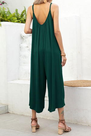 Spaghetti Strap Jumpsuit (7 Colors)