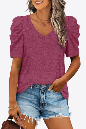 Puff Sleeve Tee (6 Colors)