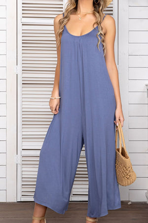 Spaghetti Strap Jumpsuit (7 Colors)